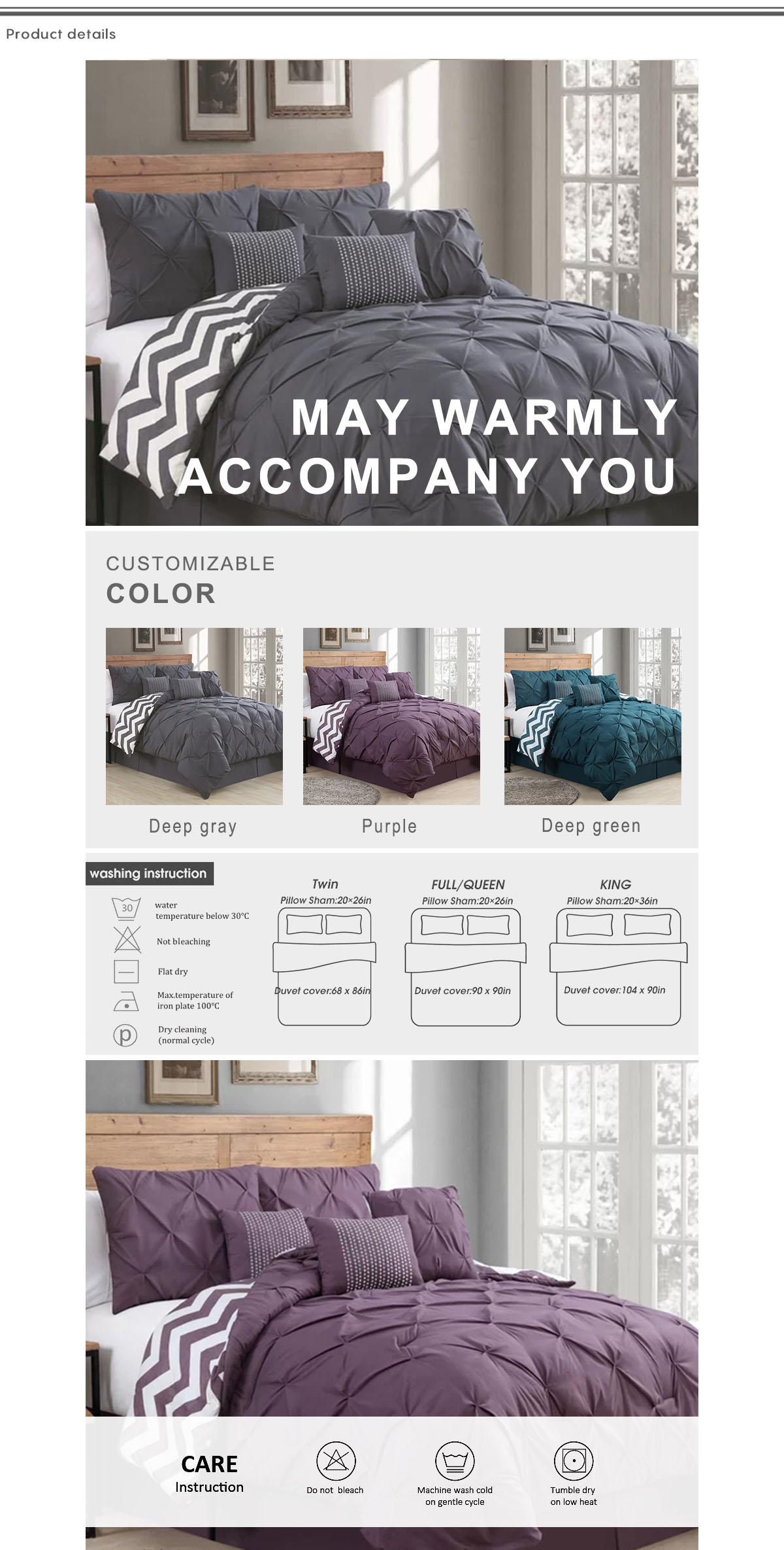 Reversible Comforter Set